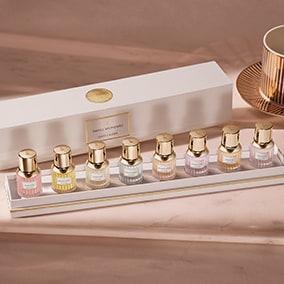 Discover 8 luxury fragrances in the Small Wonders Gift Set.